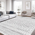 8x10 Area Rug for Living Room Moroccan Washable Rugs